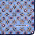 Silk Pocket Square  hand  stitched edges