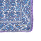 Silk Pocket Square  hand  stitched edges