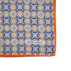 Silk Pocket Square  hand  stitched edges