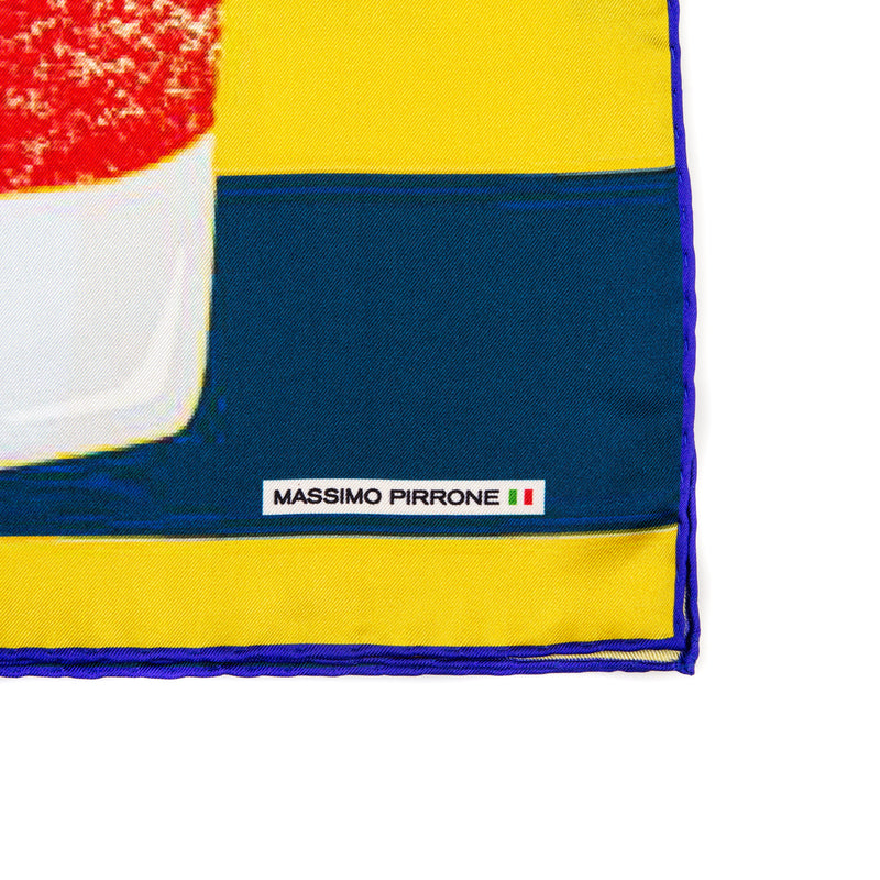 SILK POCKETSQUARE SPRITZ