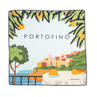 Silk Pocket Square sette giorni a Portofino  hand  stitched edges