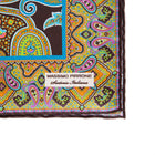 Silk Pocket Square hand  stitched edges