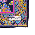 Silk Pocket Square hand  stitched edges