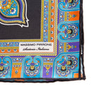 Silk Pocket Square hand  stitched edges