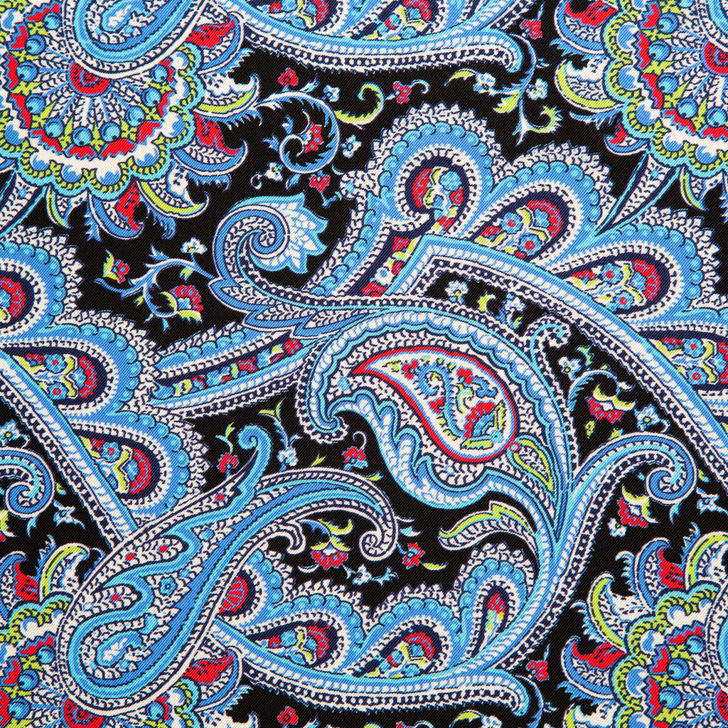 Silk Pocket Square hand  stitched edges