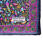 Silk Pocket Square hand  stitched edges