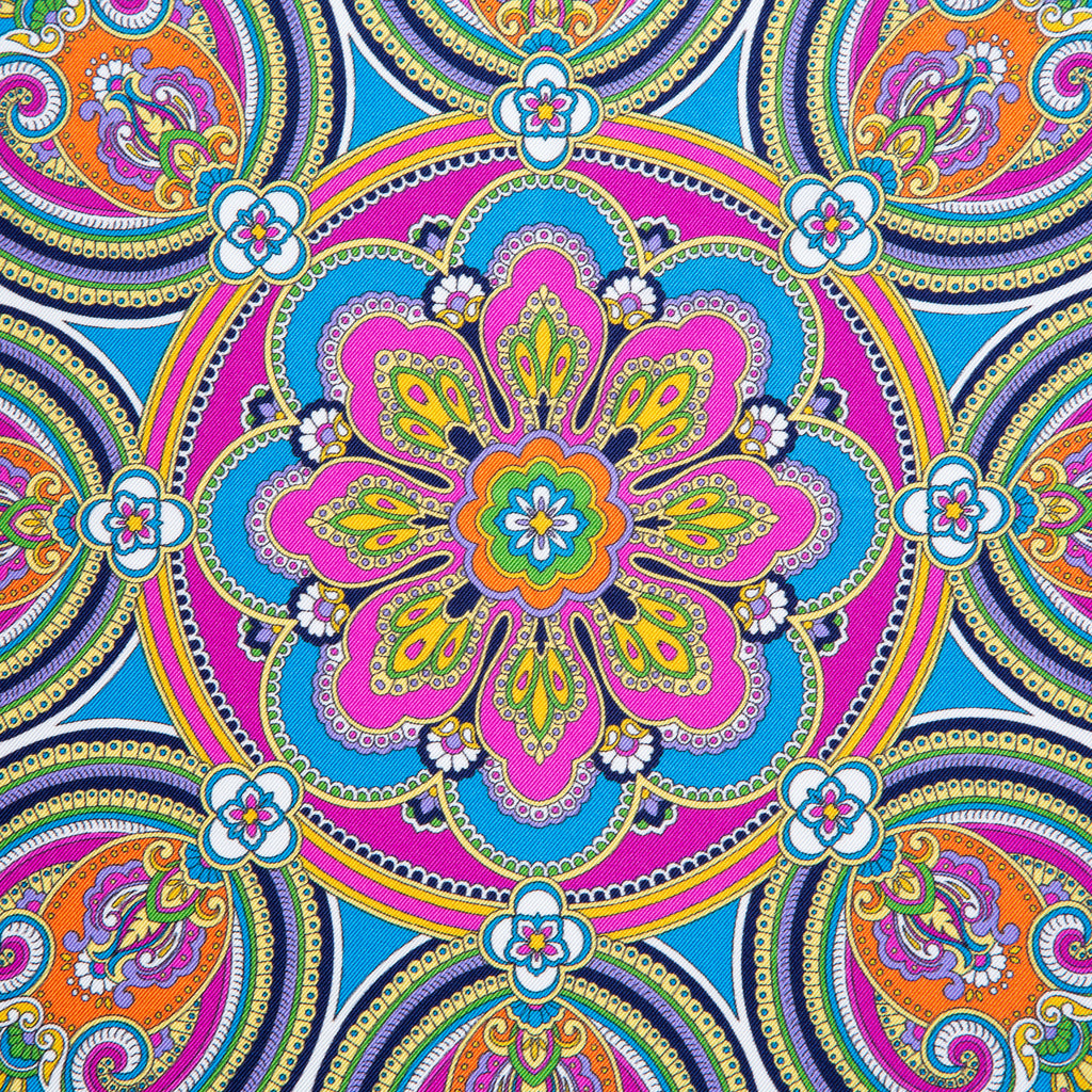 Silk Pocket Square hand  stitched edges