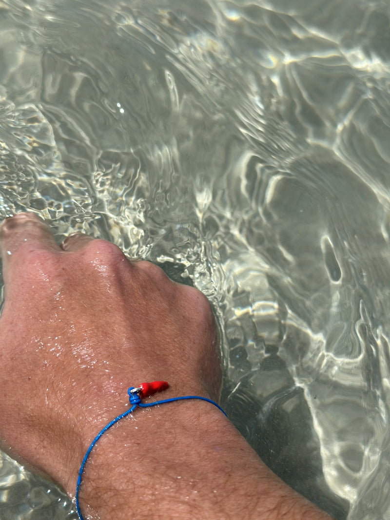 Lucky bracelet Calabria  azzurro Tropea