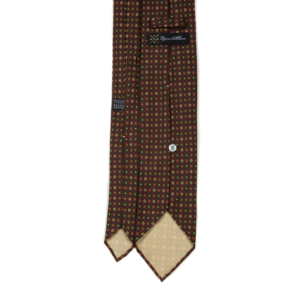 5 FOLD TIE UNLINED  - PURE SILK