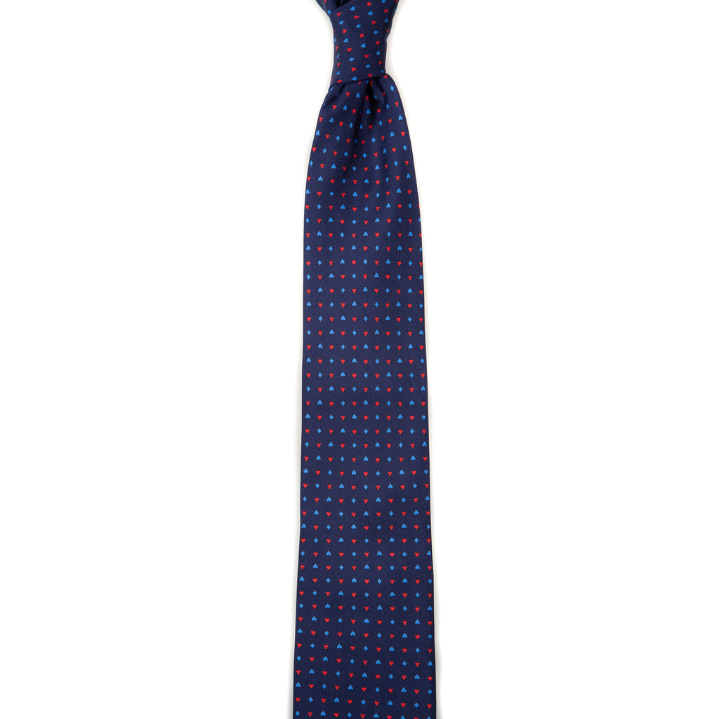 5 FOLD TIE UNLINED  - PURE SILK