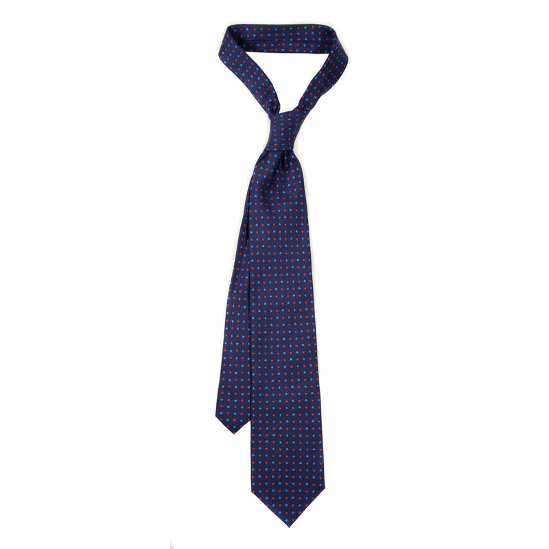 5 FOLD TIE UNLINED  - PURE SILK