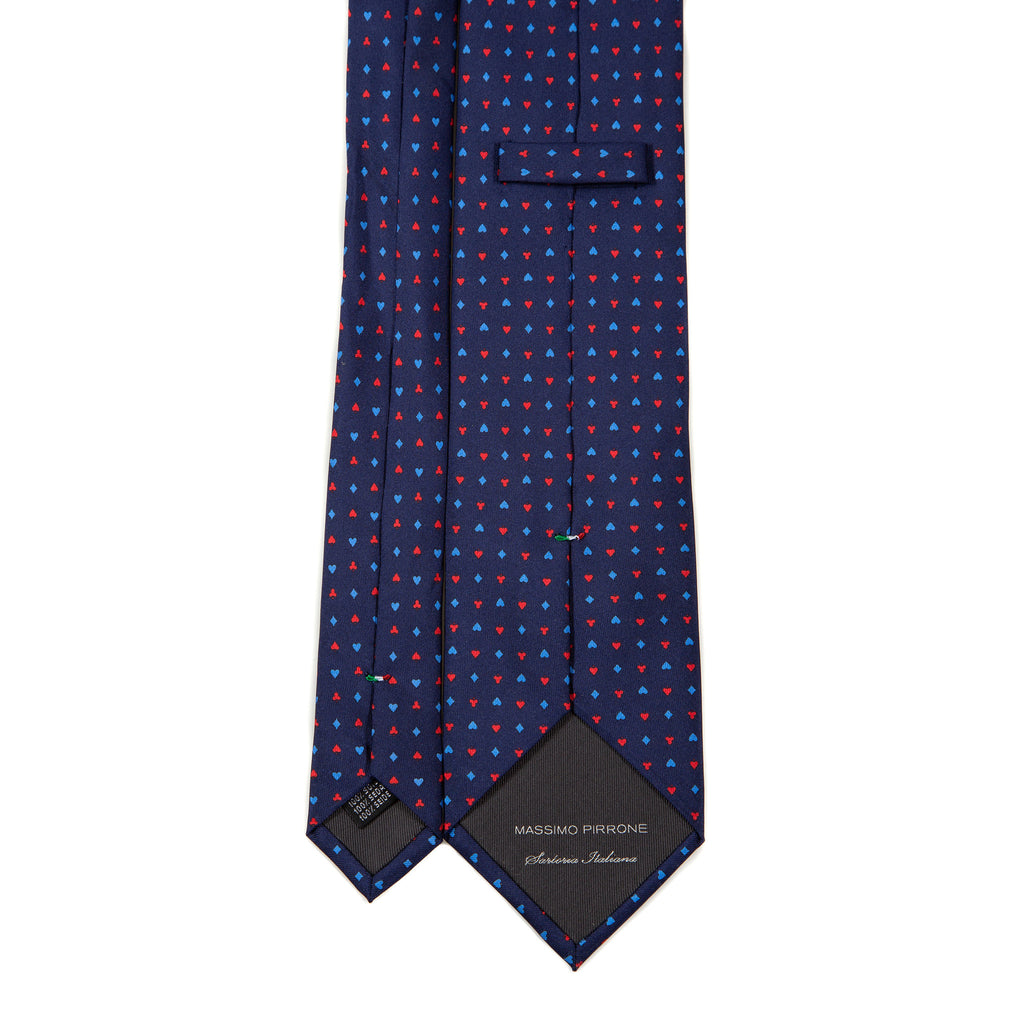 5 FOLD TIE UNLINED  - PURE SILK