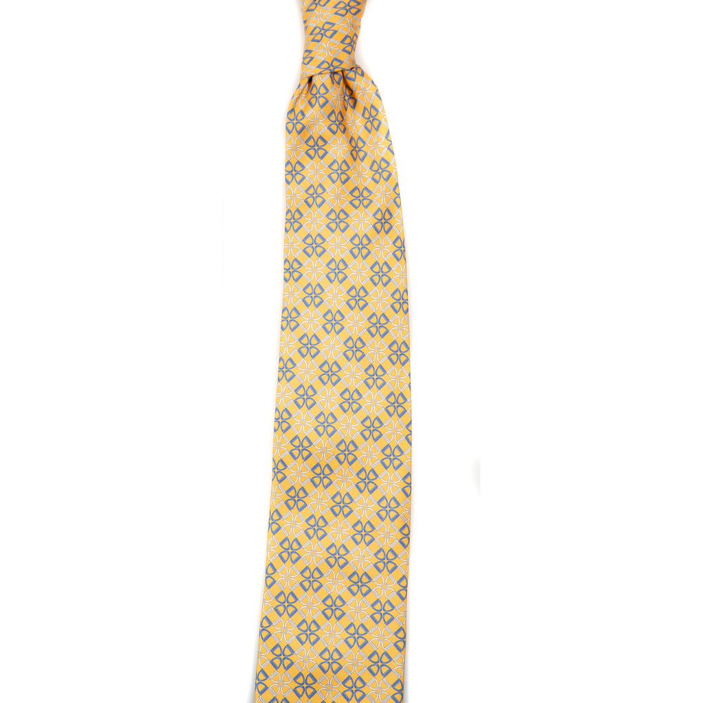 3 FOLD TIE LINED  - PURE SILK