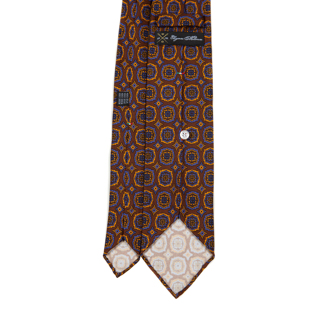 5 FOLD TIE UNLINED  - PURE SILK
