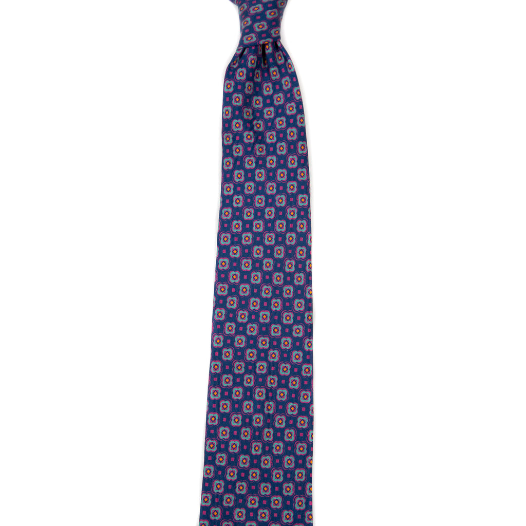 5 FOLD TIE UNLINED  - PURE SILK