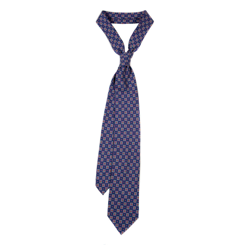5 FOLD TIE UNLINED  - PURE SILK