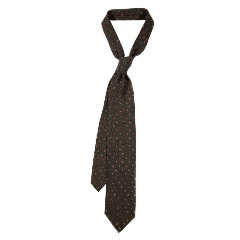 5 FOLD TIE UNLINED  - PURE SILK