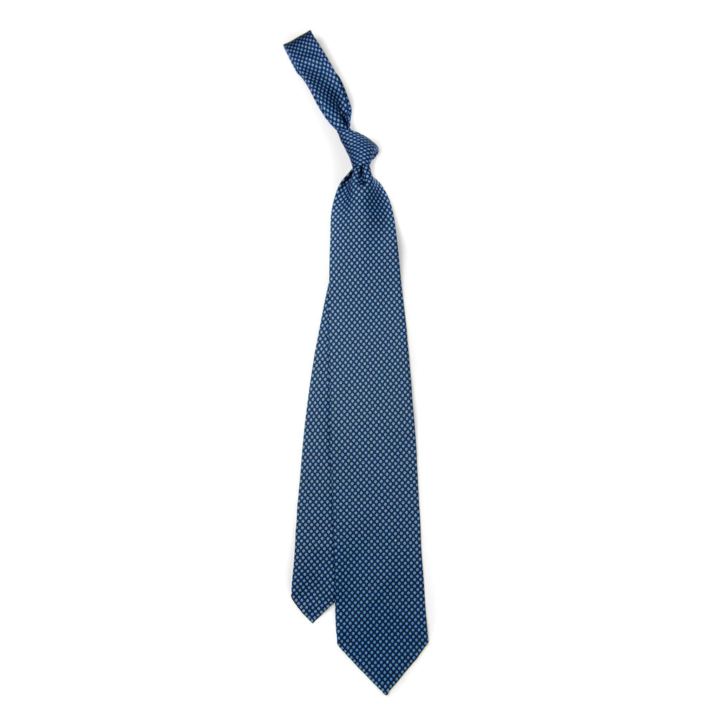 3 FOLD TIE UNLINED   - PURE SILK -  HANDMADE IN ITALY
