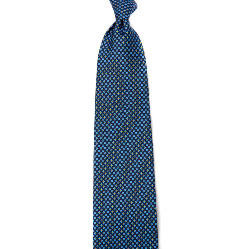3 FOLD TIE UNLINED   - PURE SILK -  HANDMADE IN ITALY