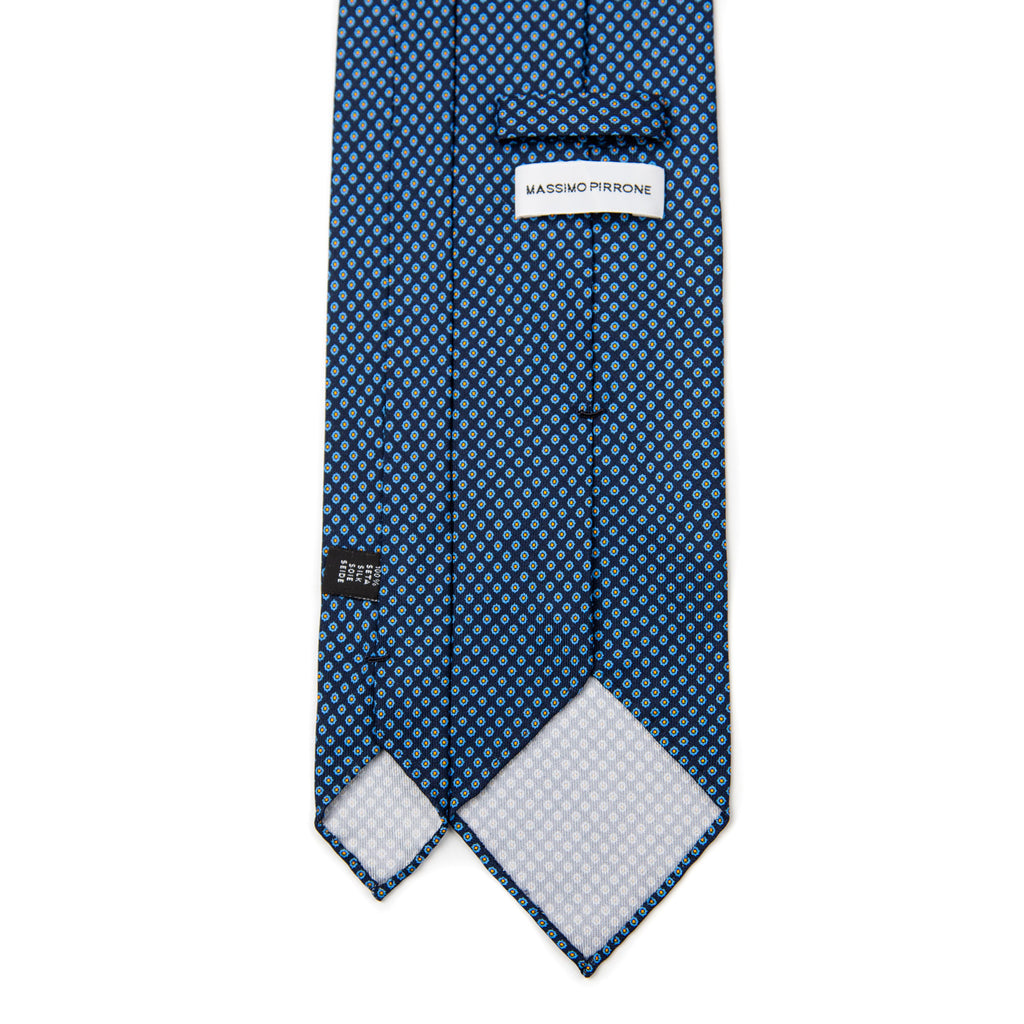 3 FOLD TIE UNLINED   - PURE SILK -  HANDMADE IN ITALY