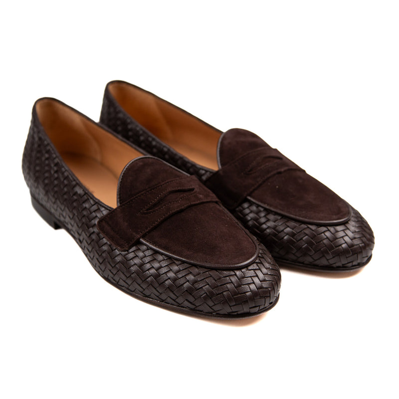 Shoes Penny Loafer - Iconic Giulio intrecciato - Made in Italy