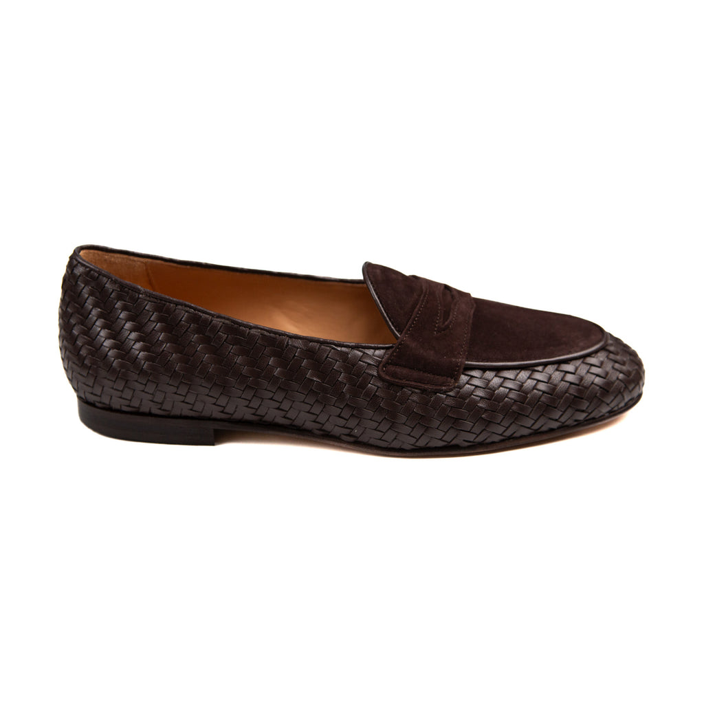 Shoes Penny Loafer - Iconic Giulio intrecciato - Made in Italy