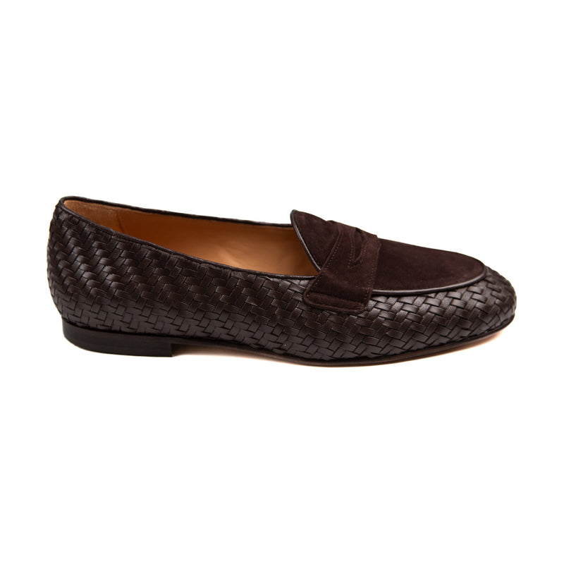 Shoes Penny Loafer - Iconic Giulio intrecciato - Made in Italy