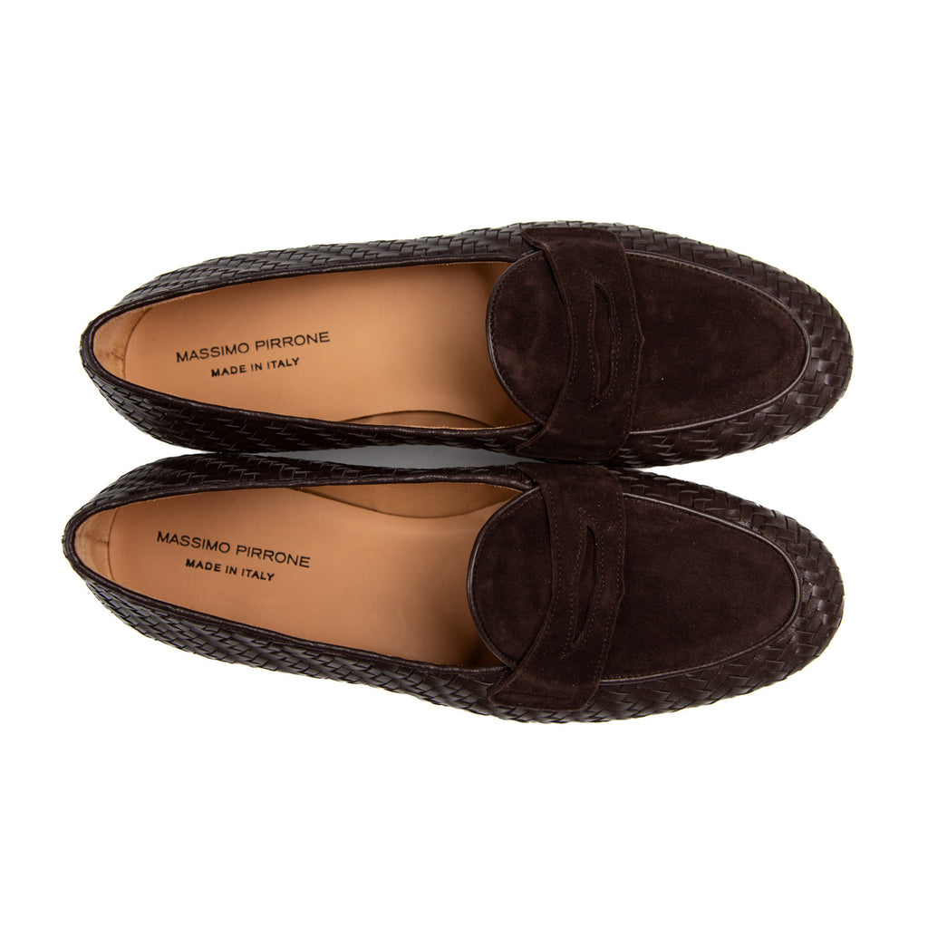 Shoes Penny Loafer - Iconic Giulio intrecciato - Made in Italy