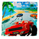 Silk Pocket Square emozioni  hand  stitched edges