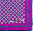 Silk Pocket Square hand  stitched edges