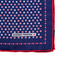 Silk Pocket Square hand  stitched edges
