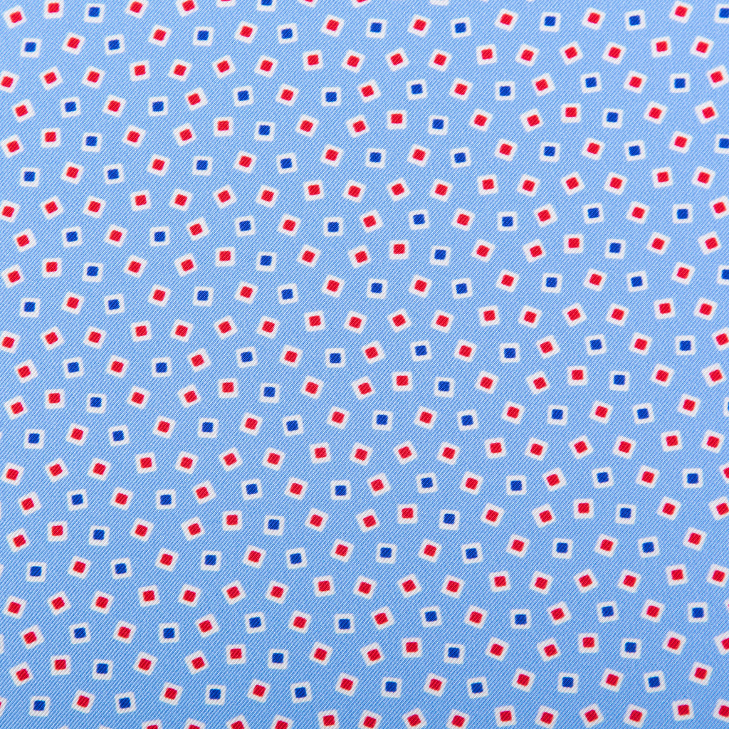 Silk Pocket Square hand  stitched edges