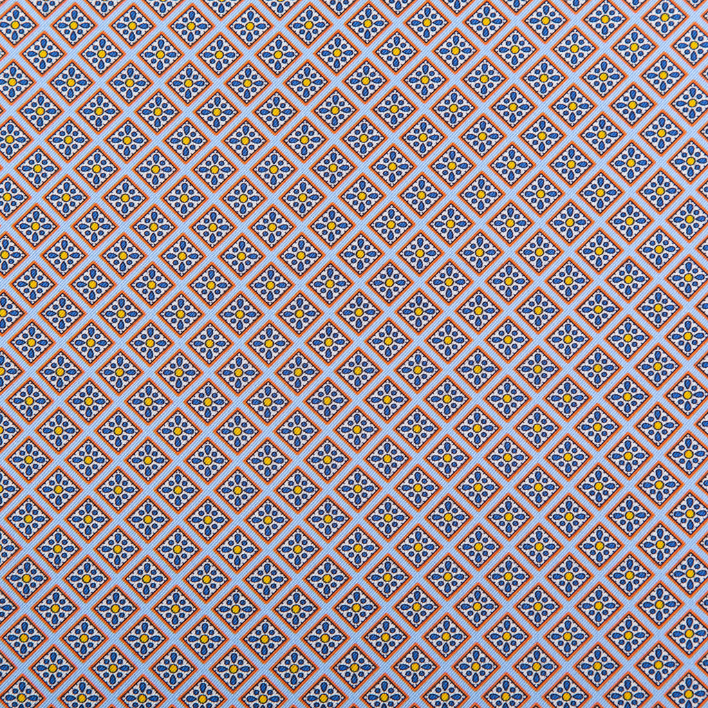 Silk Pocket Square hand  stitched edges