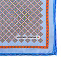 Silk Pocket Square hand  stitched edges