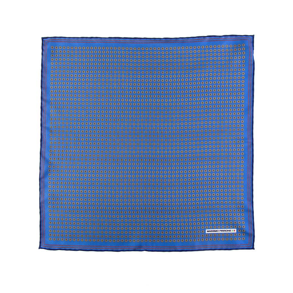 Silk Pocket Square hand  stitched edges
