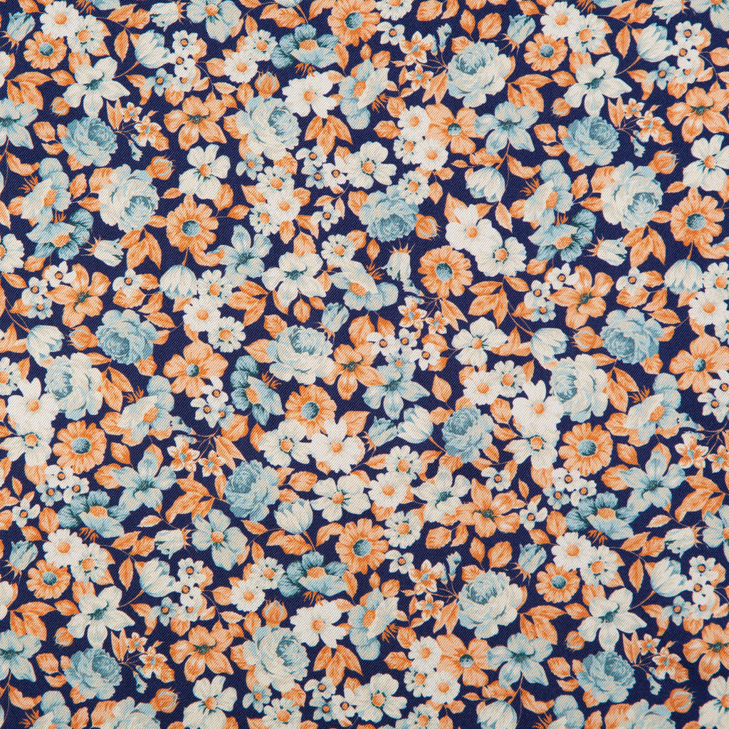 Silk Pocket Square hand  stitched edges