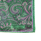 Silk Pocket Square hand  stitched edges