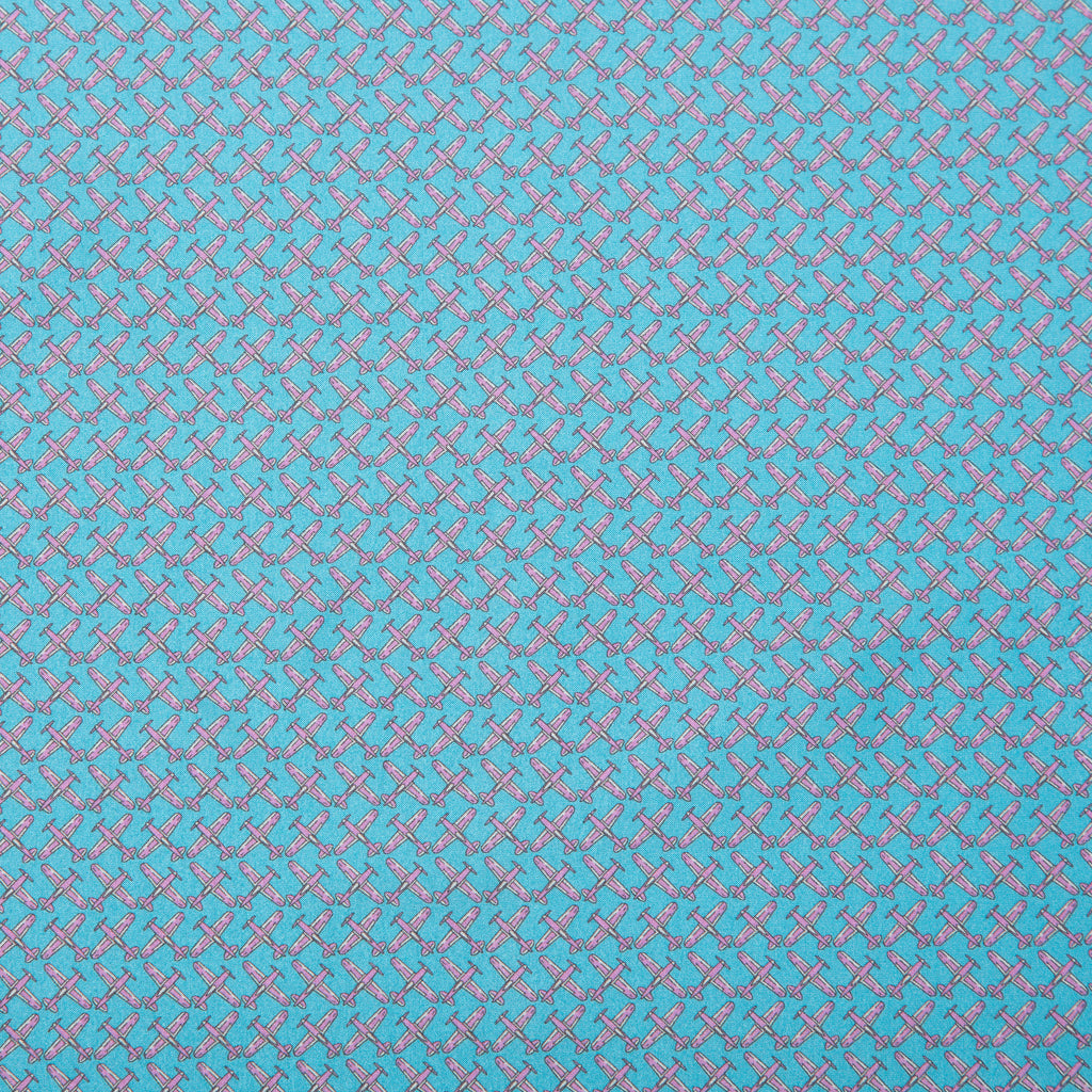 Vintage Silk Pocket Square hand  stitched edges