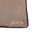 Vintage Silk Pocket Square hand  stitched edges