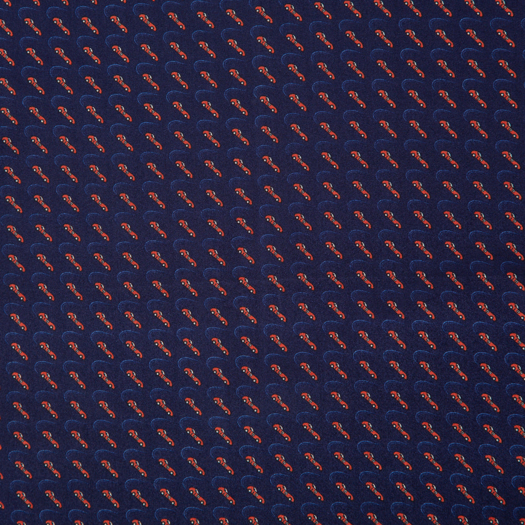 Vintage Silk Pocket Square hand  stitched edges