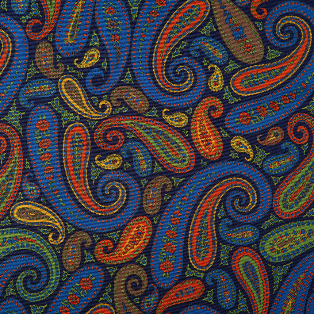 Silk Pocket Square hand  stitched edges