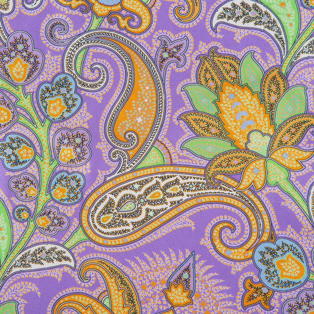Silk Pocket Square hand  stitched edges
