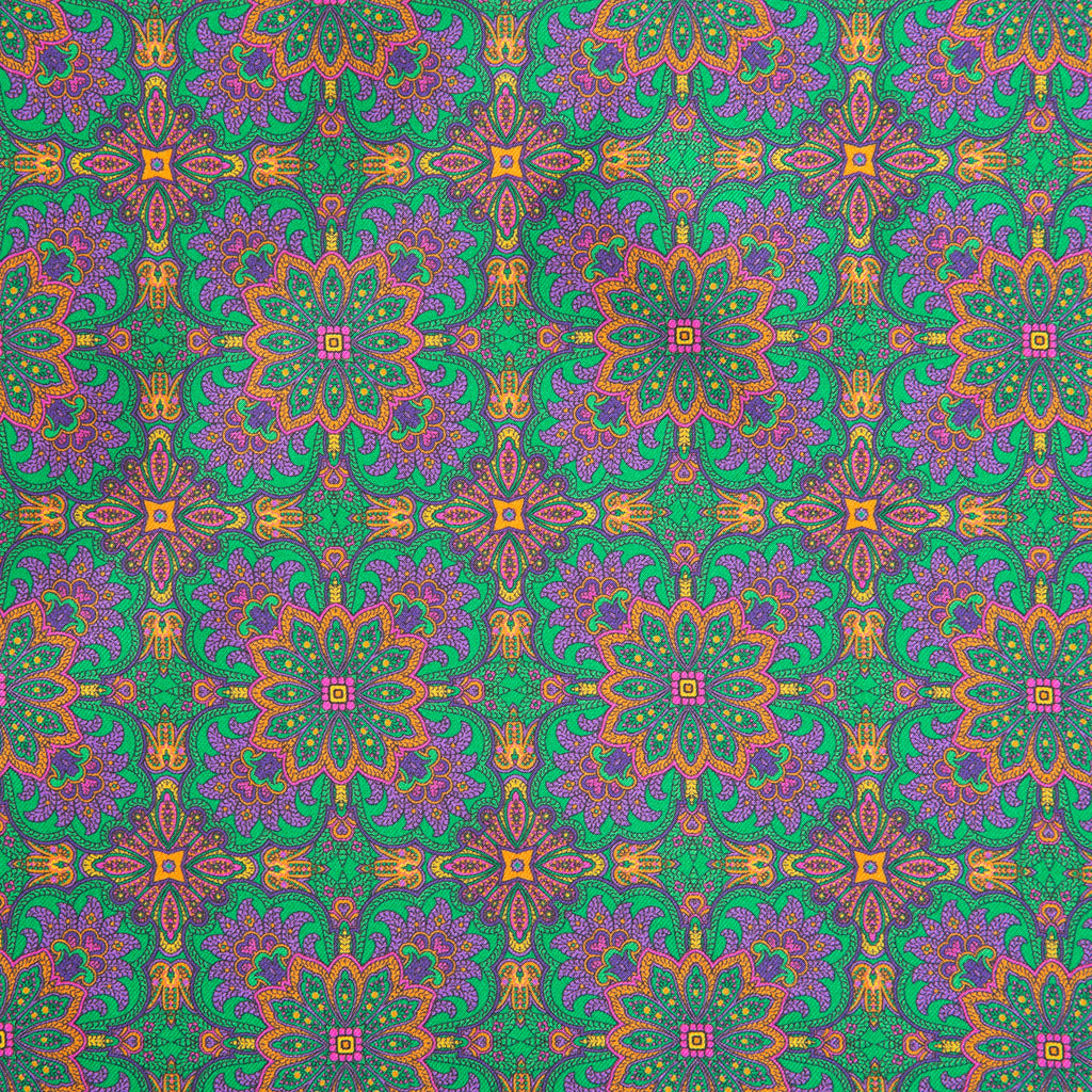 Silk Pocket Square hand rolled edges