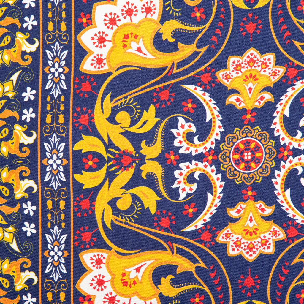 Silk Pocket Square hand rolled edges