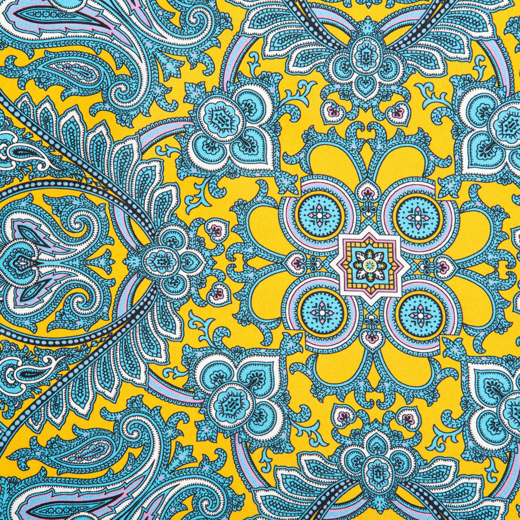 Silk Pocket Square hand rolled edges