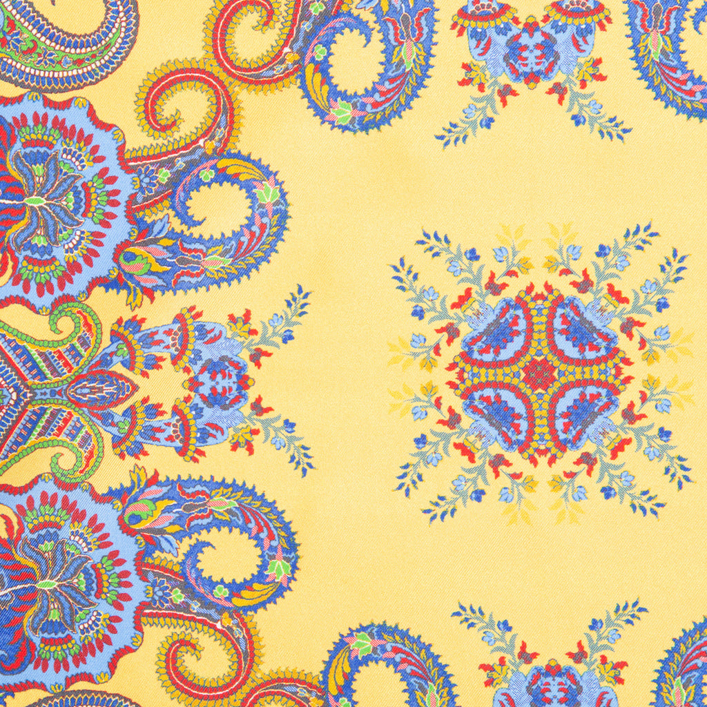 Silk Pocket Square hand rolled edges