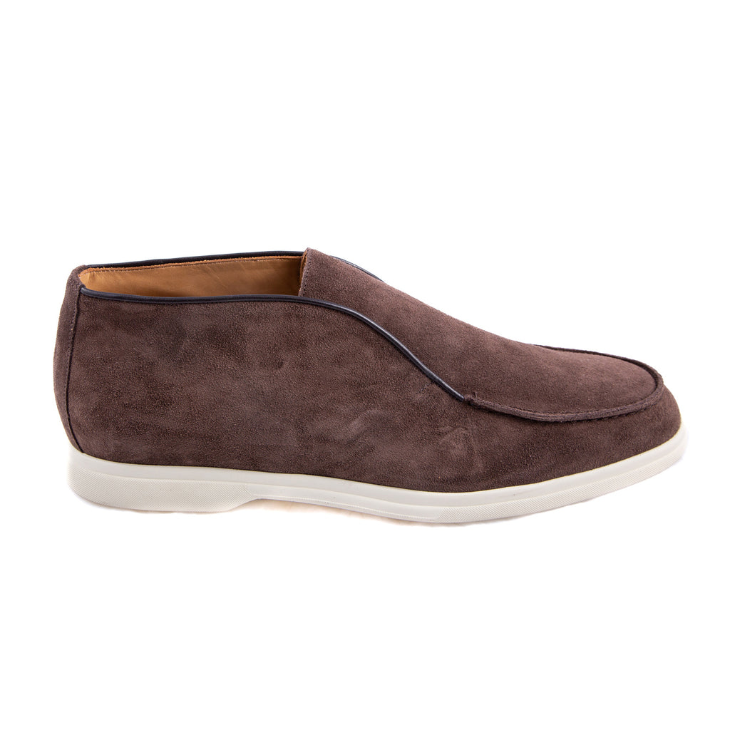 Shoes suede caffe ristretto - made in italy