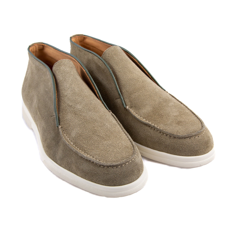 Shoes suede verde oliva Salento  - made in italy