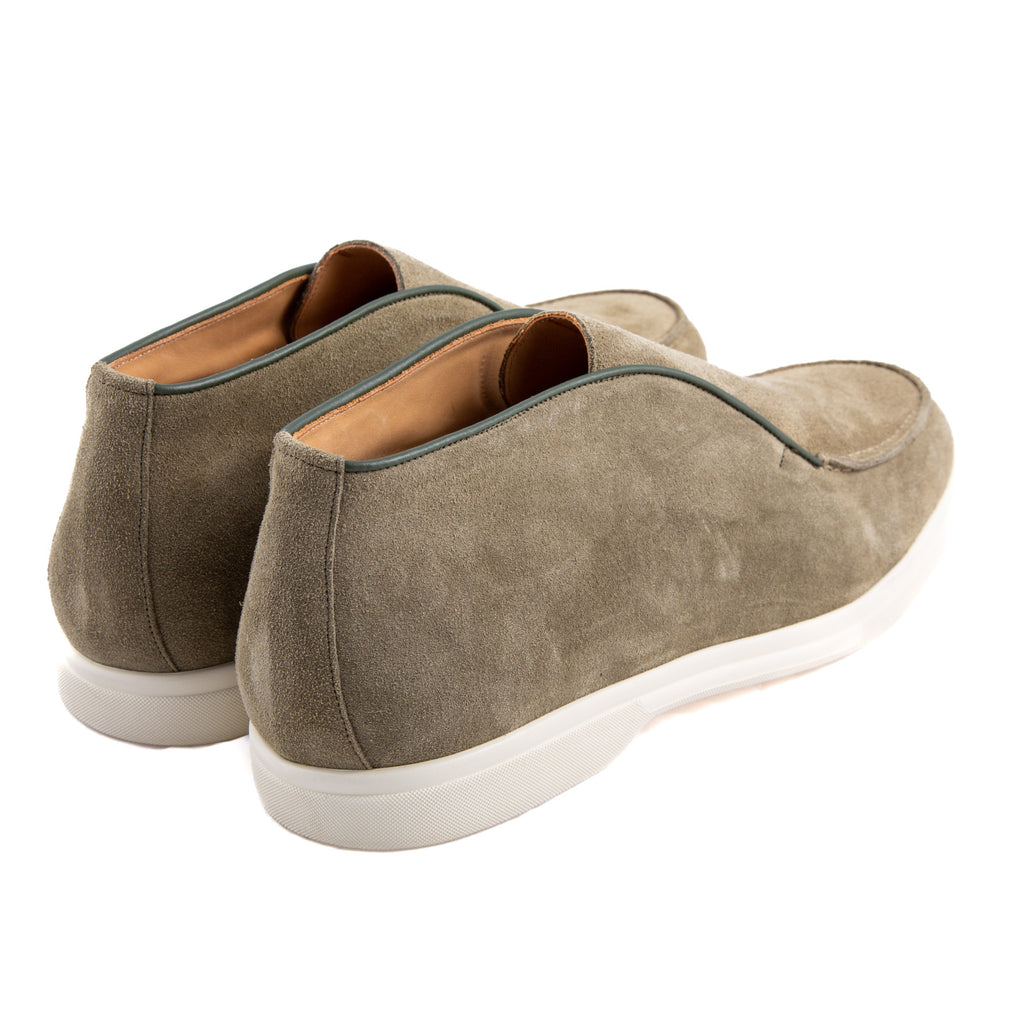 Shoes suede verde oliva Salento  - made in italy