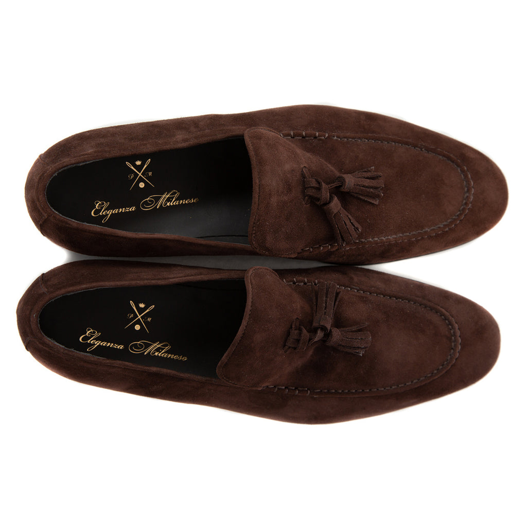 Moccasins suede fatte a mano in Italia
